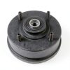 Front Drum Brake Wheel Hub amavoler Black Chrome-5