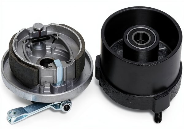 KONKENIE Left & Right Brake Drum Assembly for ATV-1