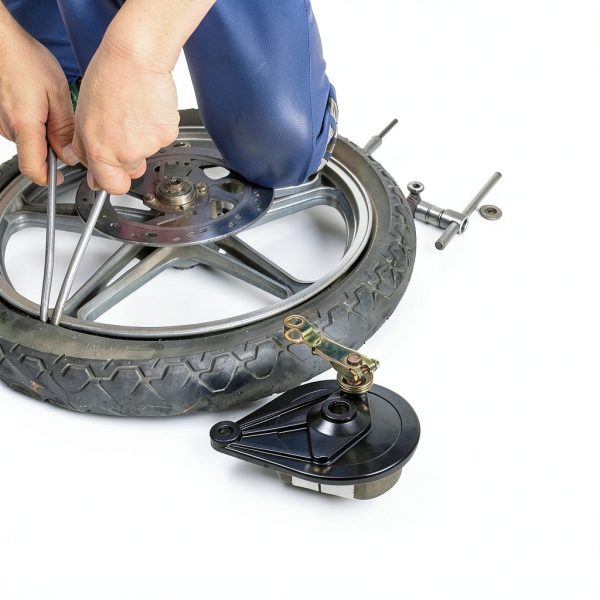 OUNONA Electric Motorcycle Rear Drum Brake-2