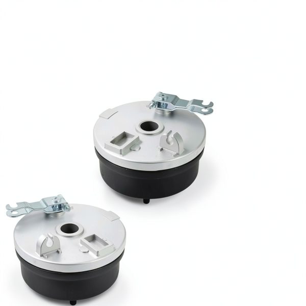 Front Drum Brake Wheel Hub amavoler Black Chrome-1