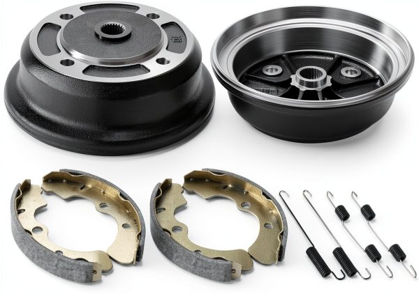 M MATI Front Drum Brake Kit Steel for Kawasaki UTV-0