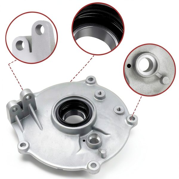 Fexhull Rear Brake Plate Panel for Honda ATV-4
