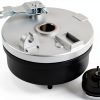 Front Drum Brake Wheel Hub amavoler Black Chrome-0