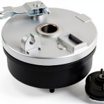 Front Drum Brake Wheel Hub amavoler Black Chrome-0