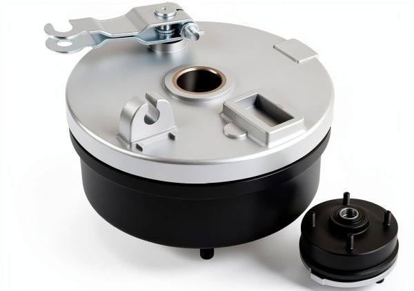 Front Drum Brake Wheel Hub amavoler Black Chrome-0