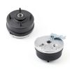 Front Drum Brake Wheel Hub amavoler Black Chrome-2