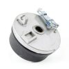 Front Drum Brake Wheel Hub amavoler Black Chrome-6