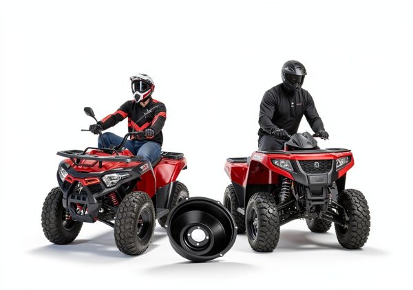 Honda ATV Drum Brake Cover JAVIK Metal Design-3