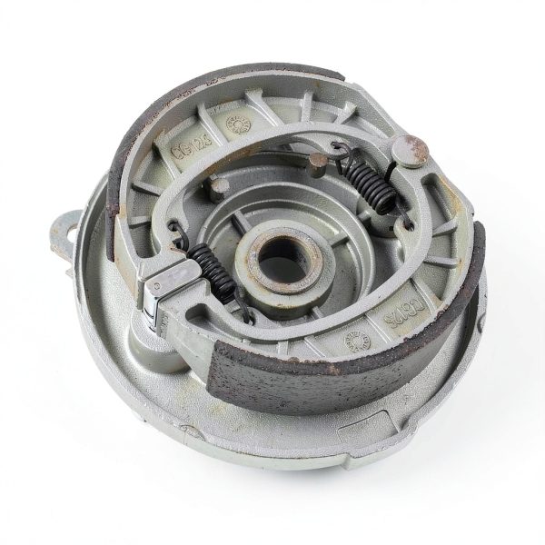 Front Drum Brake Wheel Hub amavoler Black Chrome-3