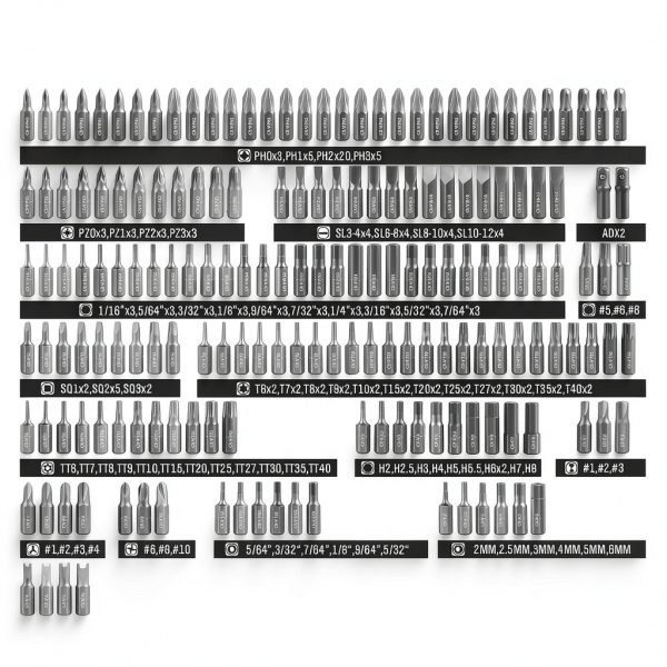 Ultimate Precision Screwdriver Bit Set 260-Piece SEDY Security Kit-1