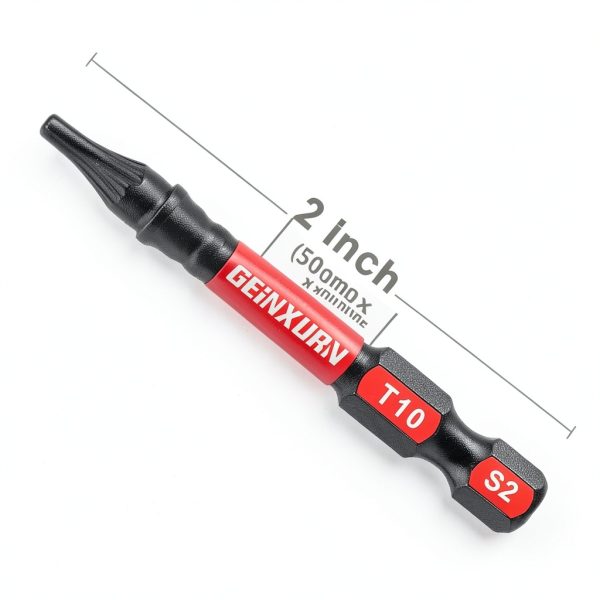 2 In. T10 Tough Magnetic Screwdriver Bit Set GEINXURN 10pcs S2 Steel-2