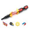 2 In. T10 Tough Magnetic Screwdriver Bit Set GEINXURN 10pcs S2 Steel-3