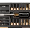 DEWALT Screwdriver Bit Set 71-Piece with Nut Drivers, Yellow 1/4"-1