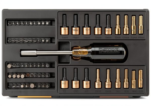 DEWALT Screwdriver Bit Set 71-Piece with Nut Drivers, Yellow 1/4"-1