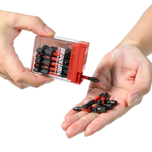 Impact Screwdriver Bits Set 90pcs GEINXURN 2" Magnetic S2 Steel-5