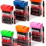 Impact Screwdriver Bits Set 90pcs GEINXURN 2" Magnetic S2 Steel-0