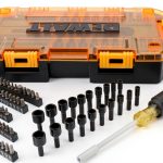 DEWALT Screwdriver Bit Set 71-Piece with Nut Drivers, Yellow 1/4"-0