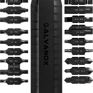 Galvanox 21PC Flat Bit Kit Set Hardened S2 Steel Gray-0