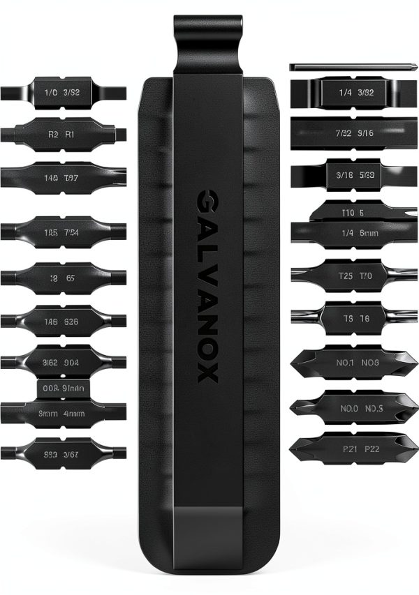 Galvanox 21PC Flat Bit Kit Set Hardened S2 Steel Gray-0