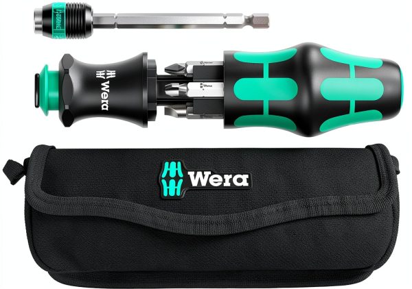 Wera Kraftform Kompakt 25 Flat Pouch Set – Ergonomic Alloy Steel-0