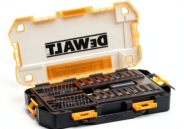 DEWALT Screwdriver Bit Set 71-Piece with Nut Drivers, Yellow 1/4"-5