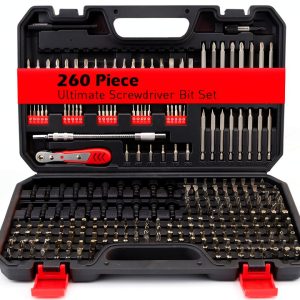 Ultimate Precision Screwdriver Bit Set 260-Piece SEDY Security Kit-0